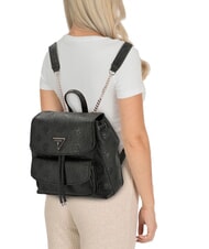 GUESS CRESIDIA II Zaino con tasca black logo - Borse Donna - 5