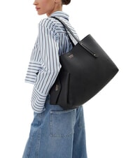 GUESS BRENTON Borsa a spalla NERO - Borse Donna - 6