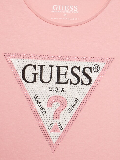 KIDS T-shirt maniche corte con strass sweet pink - T-shirt Bambino