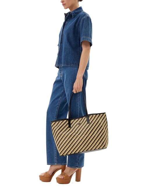 VIKKY II  Borsa a spalla natural/black - Borse Donna