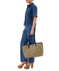 GUESS VIKKY II  Borsa a spalla natural/black - Borse Donna - 5