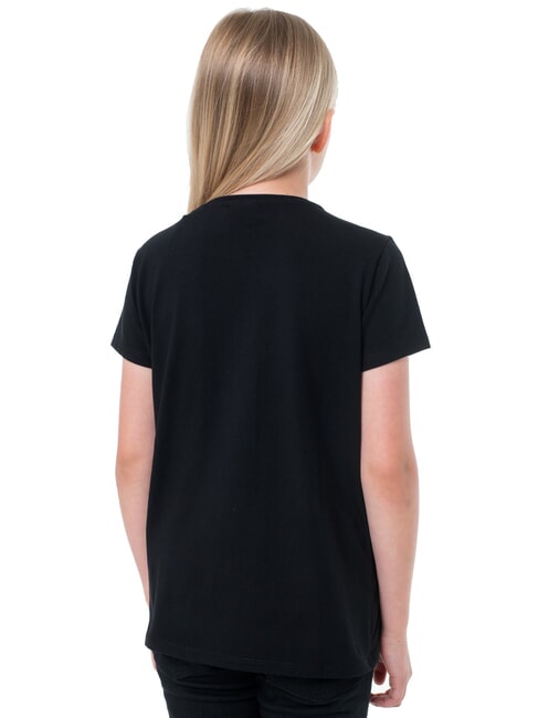 MINI ME KIDS T-shirt logo strass jetbla - T-shirt Bambino