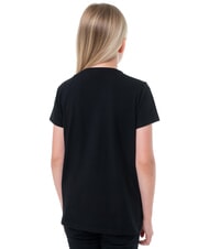 GUESS MINI ME KIDS T-shirt logo strass jetbla - T-shirt Bambino - 5