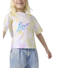 GUESS KIDS MIDI T-shirt manica corta stampata shaded flower big ao - T-shirt Bambino - 4