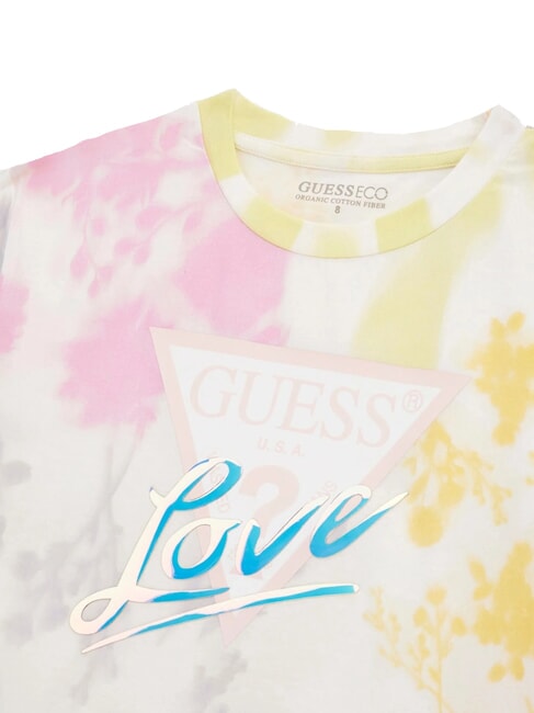 KIDS MIDI T-shirt manica corta stampata shaded flower big ao - T-shirt Bambino