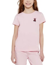GUESS KIDS T-shirt a manica corta con orsetto cotton candy pink - T-shirt Bambino - 4