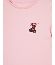 GUESS KIDS T-shirt a manica corta con orsetto cotton candy pink - T-shirt Bambino - 3