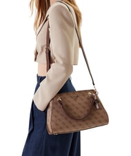 GUESS NOELLE 2 Borsa a mano, con tracolla latte logo/brown - Borse Donna - 5