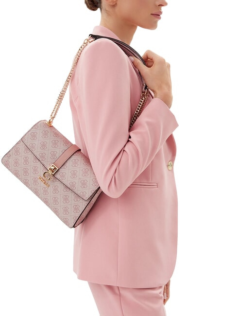 ZAMIRA  Borsetta a spalla / a tracolla orchid logo - Borse Donna