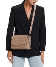 GUESS MERIDIAN 2 Borsa a tracolla LATTE LOGO - Borse Donna - 5