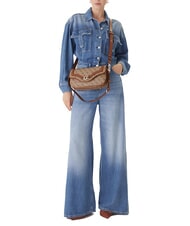 GUESS DEA Borsa a spalla con flap LATTE LOGO - Borse Donna - 5