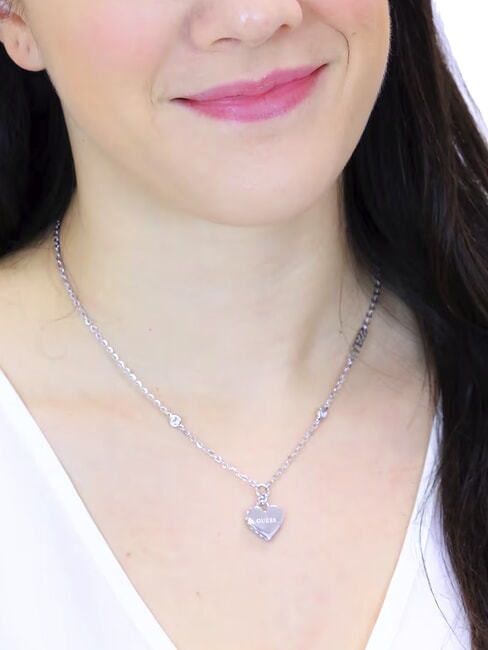 FALLING IN LOVE Collana con cuore SILVER - Collane