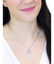 GUESS FALLING IN LOVE Collana con cuore SILVER - Collane - 2