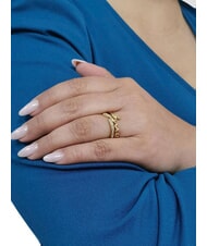 GUESS SAY MY NAME Anello con zirconi yellow gold - Anelli - 3