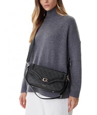 GUESS DEA Borsa a spalla con flap coal - Borse Donna - 5
