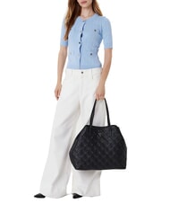 GUESS ADELASIA Borsa a spalla NERO - Borse Donna - 6