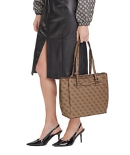 GUESS KATYA Shopping Bag LATTE LOGO - Borse Donna - 5