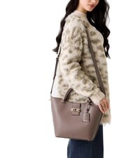 GUESS JANE Borsa tote a mano con tracolla dark taupe - Borse Donna - 5