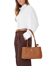 GUESS MERIDIAN 2 Borsa a spalla COGNAC - Borse Donna - 6