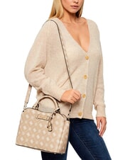 GUESS SILIA Borsa a mano con tracolla biscotti logo - Borse Donna - 5