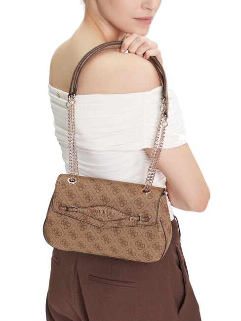 KATYA  Borsetta a tracolla LATTE LOGO - Borse Donna