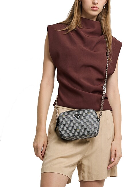 G WAVE 2 Mini Bag a tracolla black logo - Borse Donna