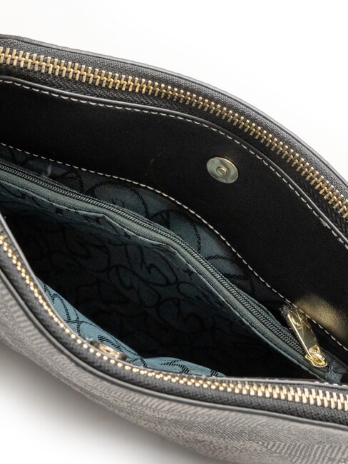 PLANETARIUM Borsetta a tracolla monochrom lt grey/ black - Borse Donna