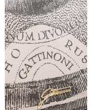 GATTINONI PLANETARIUM Convertible bag with flap monochrom lt grey/ black - Borse Donna - 3