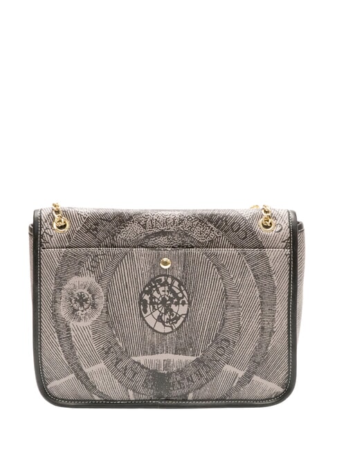 PLANETARIUM Convertible bag with flap monochrom lt grey/ black - Borse Donna