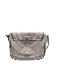 GATTINONI PLANETARIUM Borsa a tracolla con flap monochrom lt grey/ black - Borse Donna - 4