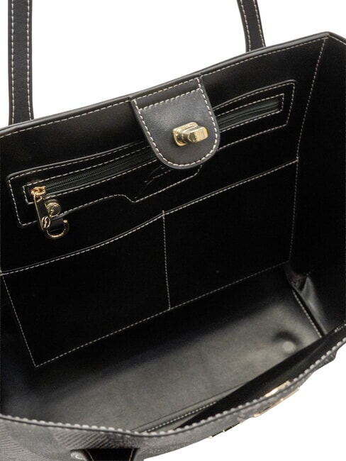 PLANETARIUM Shopping Bag monochrom lt grey/ black - Borse Donna