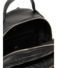LOVE MOSCHINO QUILTED Zaino con tasca Nero/nero - Borse Donna - 6