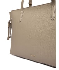 FURLA AVA Borsa shopping media in pelle linen+urban gray int. - Borse Donna - 3