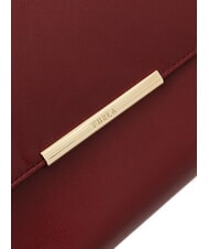 FURLA NADIA Borsa a spalla, a tracolla in pelle nappa rubino - Borse Donna - 3