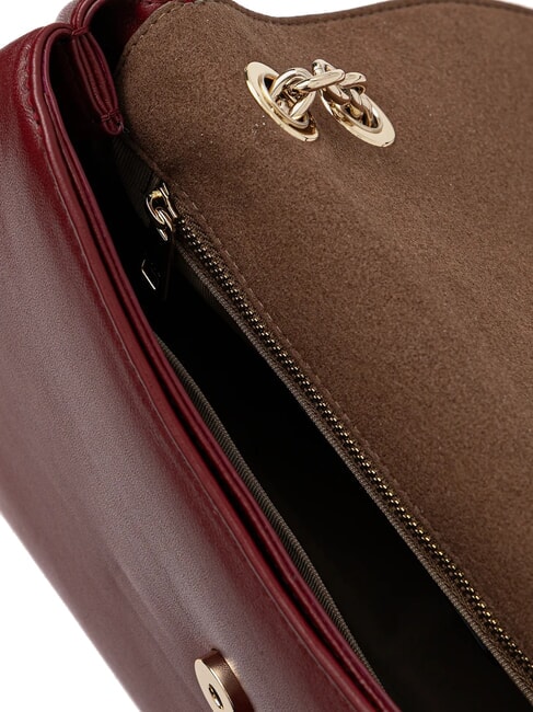 NADIA Borsa a spalla, a tracolla in pelle nappa rubino - Borse Donna