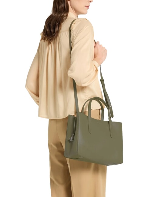 SWAP Borsa in pelle con tracolla laurel green - Borse Donna