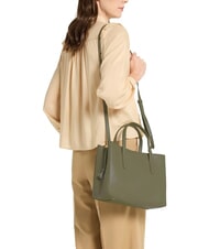 COCCINELLE SWAP Borsa in pelle con tracolla laurel green - Borse Donna - 4