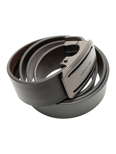 1881 Cintura reversibile in pelle nero/testa di moro - Cinture