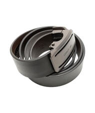 CERRUTI 1881 Cintura reversibile in pelle nero/testa di moro - Cinture - 3