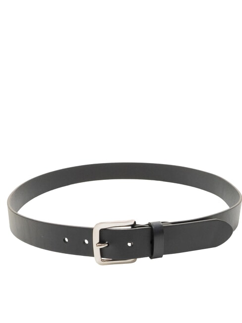 LOGO EMBOSSED Cintura accorciabile in pelle blue - Cinture