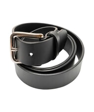 CERRUTI LOGO EMBOSSED Cintura accorciabile in pelle blue - Cinture - 3