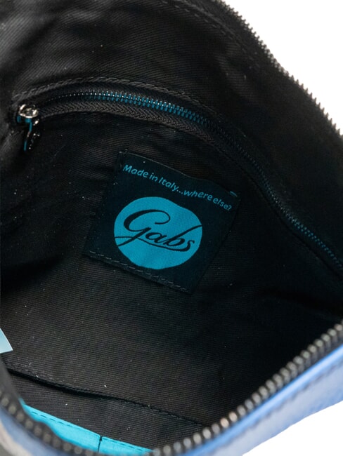 BEYONCE Pochette in pelle porta blu - Borse Donna