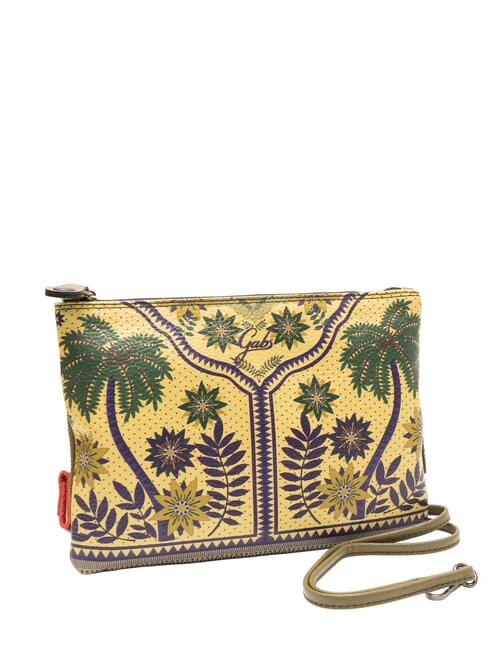 BEYONCE Pochette in pelle palm beach toni verdi - Borse Donna