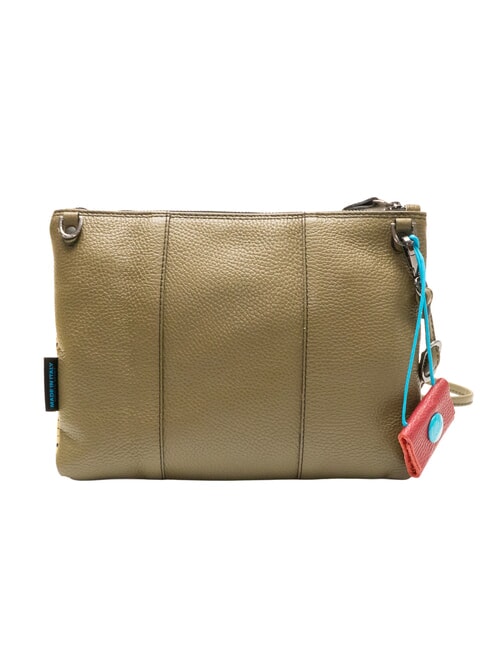 BEYONCE Pochette in pelle palm beach toni verdi - Borse Donna