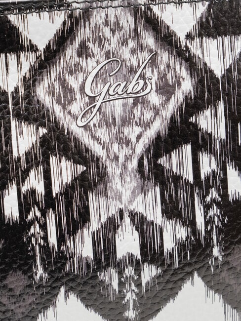 BEYONCE Pochette in pelle azteco toni bianco/nero - Borse Donna