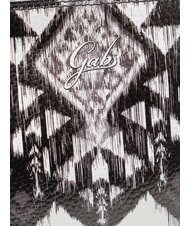 GABS BEYONCE Pochette in pelle azteco toni bianco/nero - Borse Donna - 3