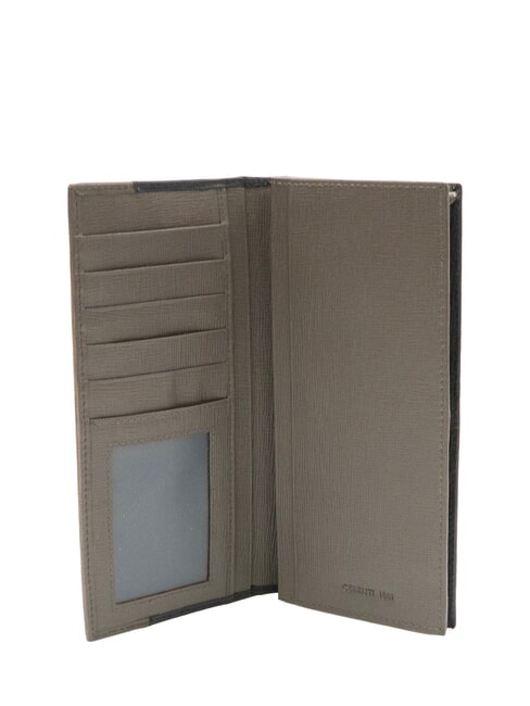 NADIR Portafoglio in pelle saffiano blue - Portafogli Uomo