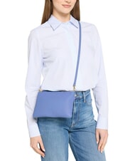 COCCINELLE BEST CROSSBODY Minibag in pelle azul - Borse Donna - 4