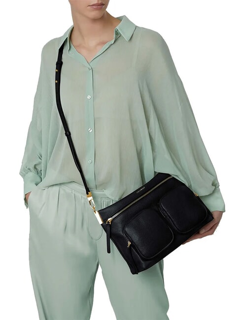HYLE Borsa media in pelle doppia funzione laurel green - Borse Donna