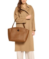 COCCINELLE LIYA Borsa a spalla in pelle martellata CUIR - Borse Donna - 4